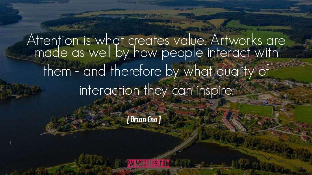 Inspire People quotes by Brian Eno