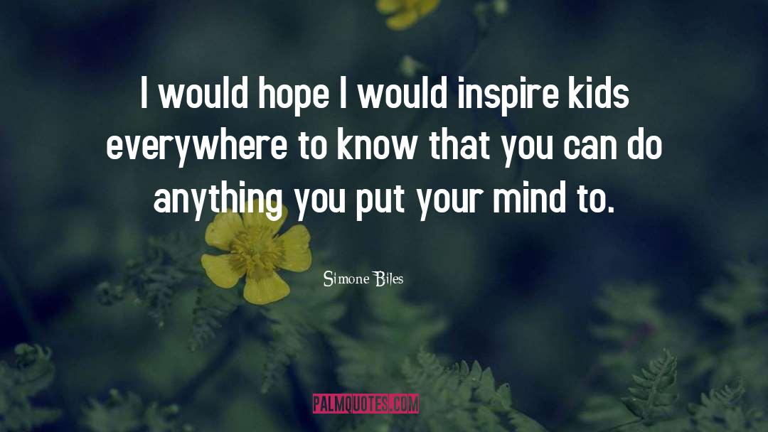 Inspire quotes by Simone Biles