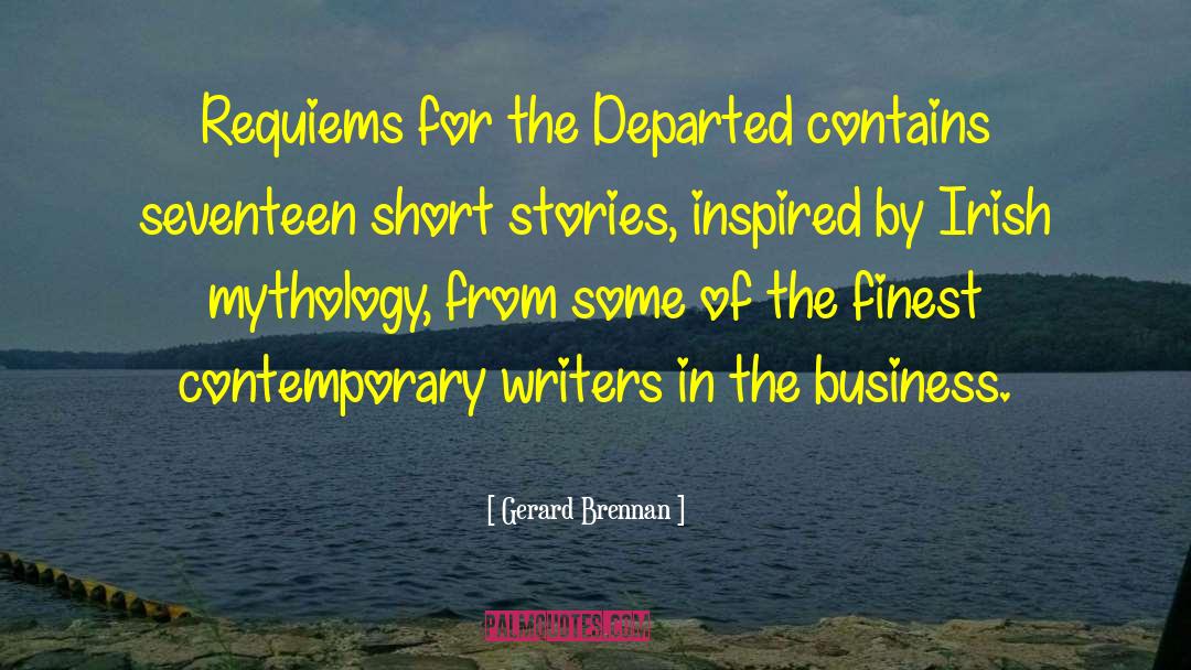 Inspired By Books quotes by Gerard Brennan