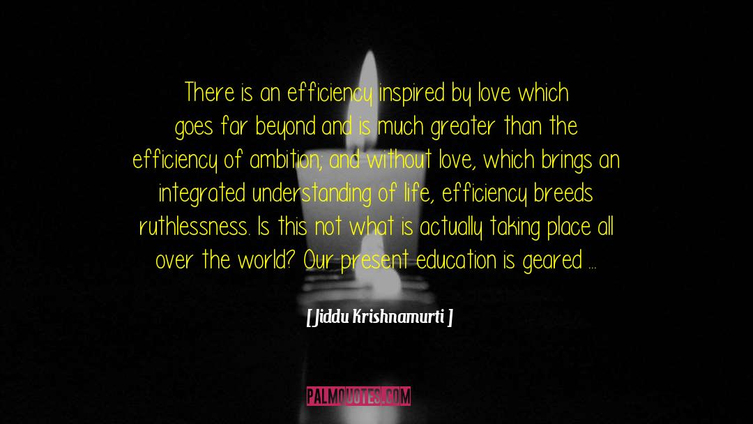 Inspired By Love quotes by Jiddu Krishnamurti