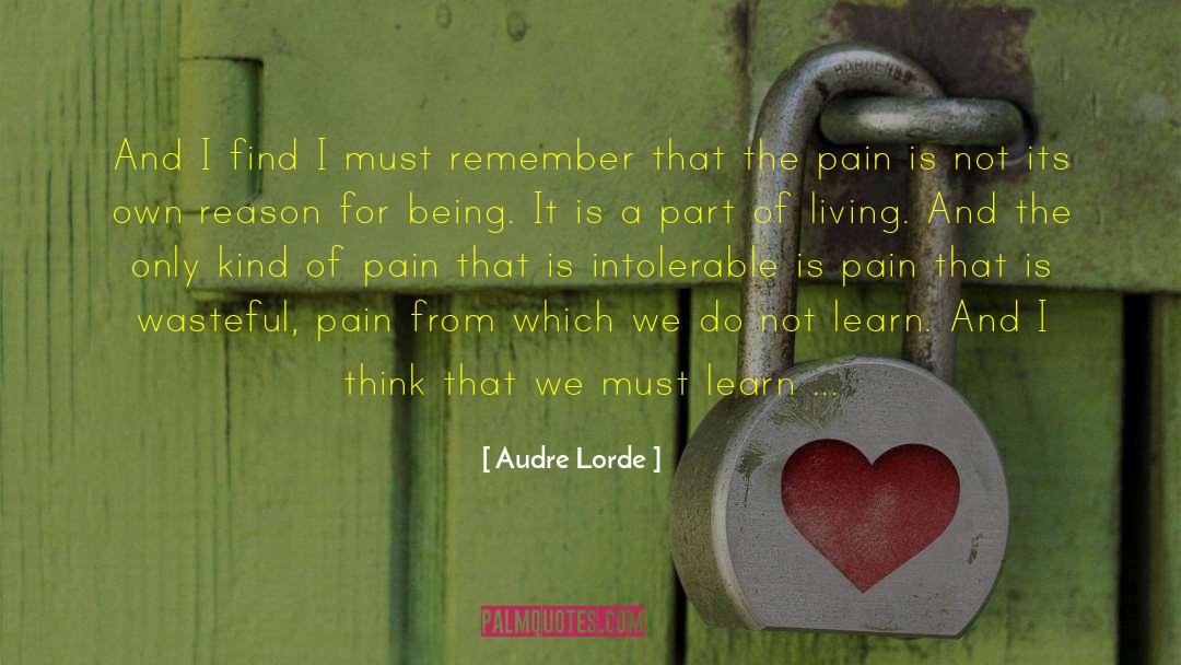 Inspired Living quotes by Audre Lorde