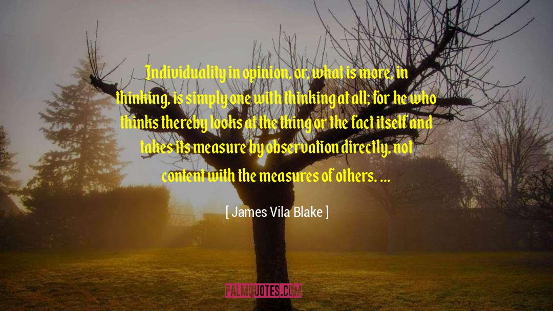 Inspired Thinking quotes by James Vila Blake