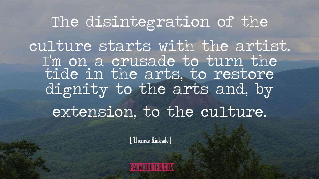 Inspiring Artist quotes by Thomas Kinkade