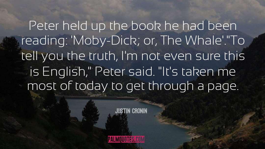 Inspiring Book quotes by Justin Cronin