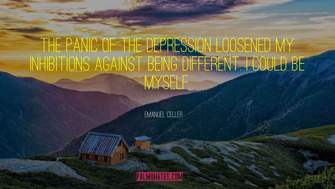 Inspiring Depression quotes by Emanuel Celler