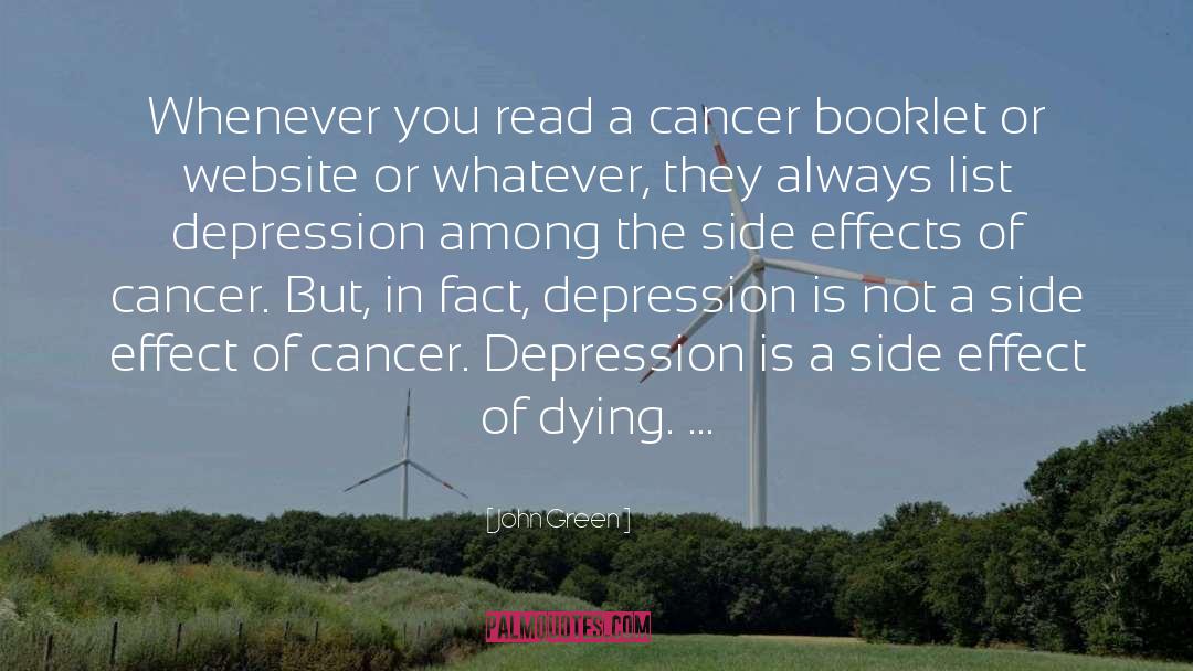 Inspiring Depression quotes by John Green