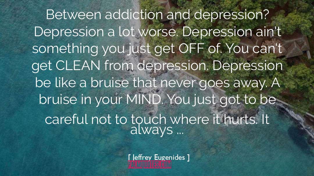 Inspiring Depression quotes by Jeffrey Eugenides