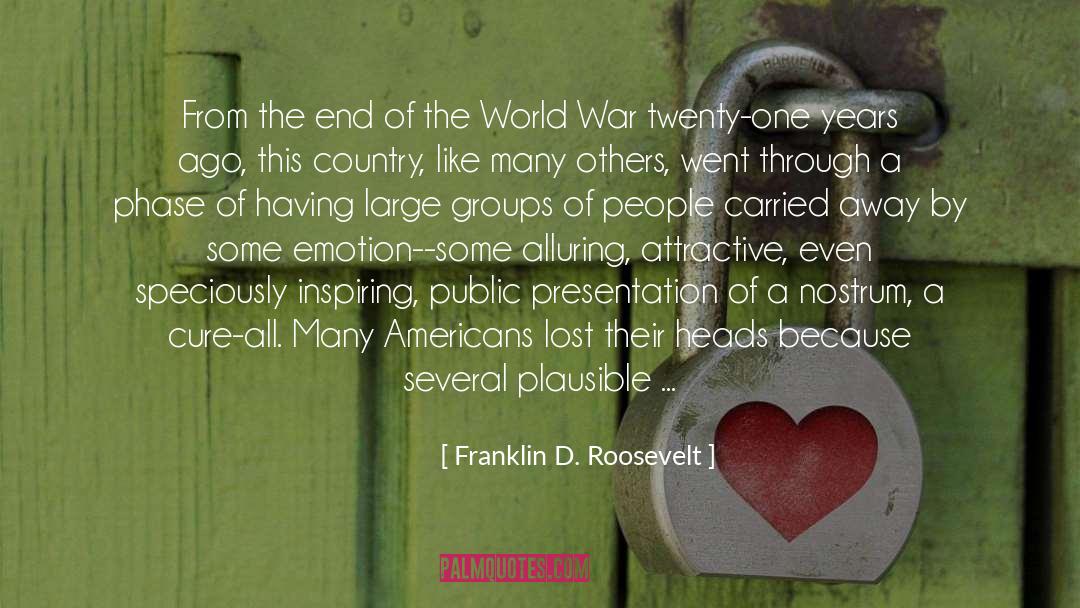 Inspiring Depression quotes by Franklin D. Roosevelt