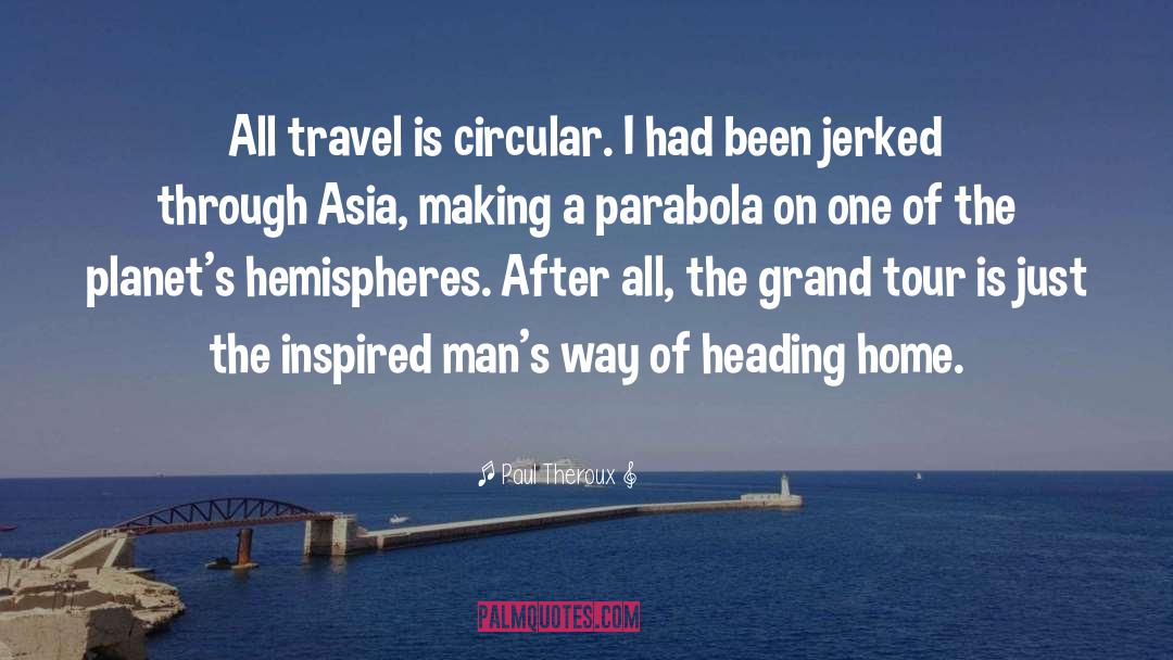 Inspiring Travel quotes by Paul Theroux