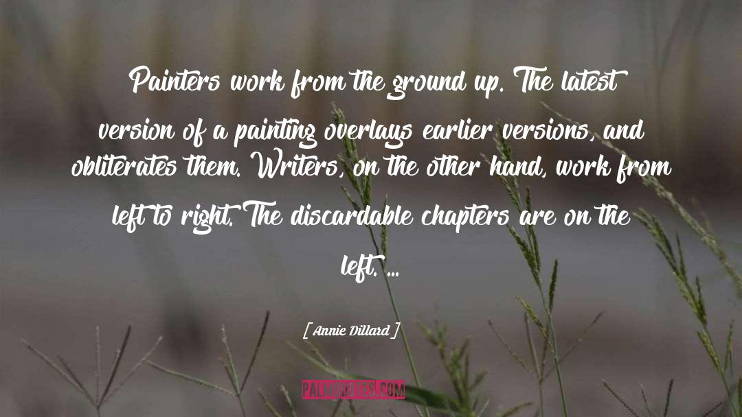 Inspiring Writers quotes by Annie Dillard