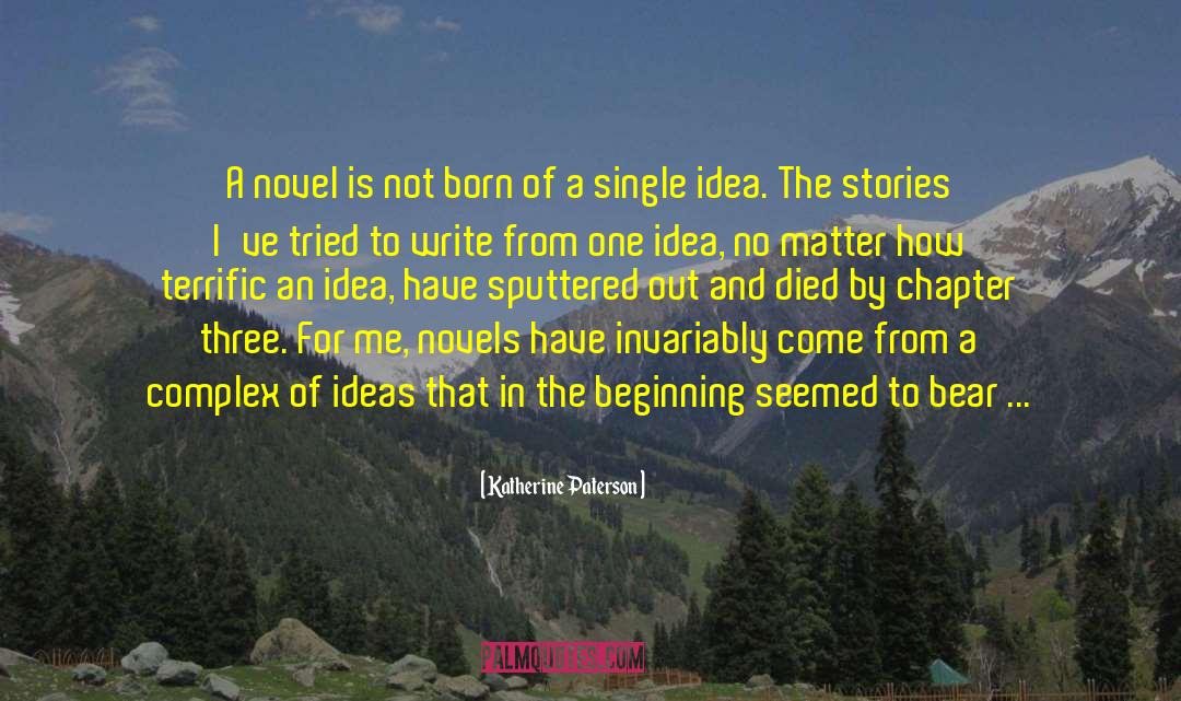 Inspiring Writing quotes by Katherine Paterson