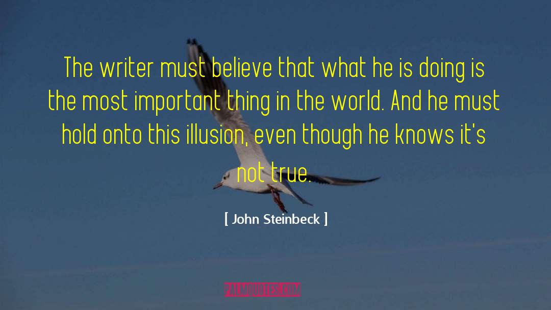 Inspiring Yourself quotes by John Steinbeck