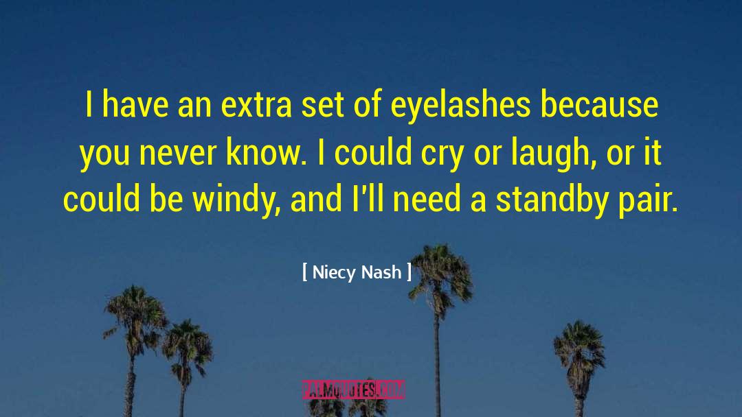 Instagram Eyelashes quotes by Niecy Nash