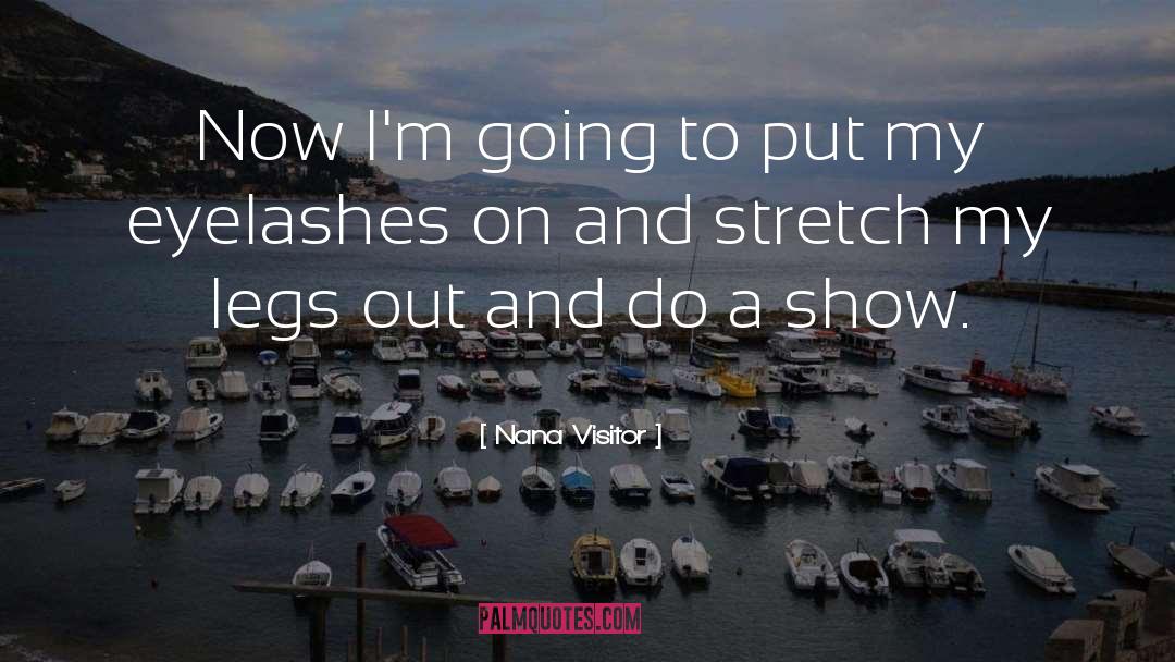 Instagram Eyelashes quotes by Nana Visitor
