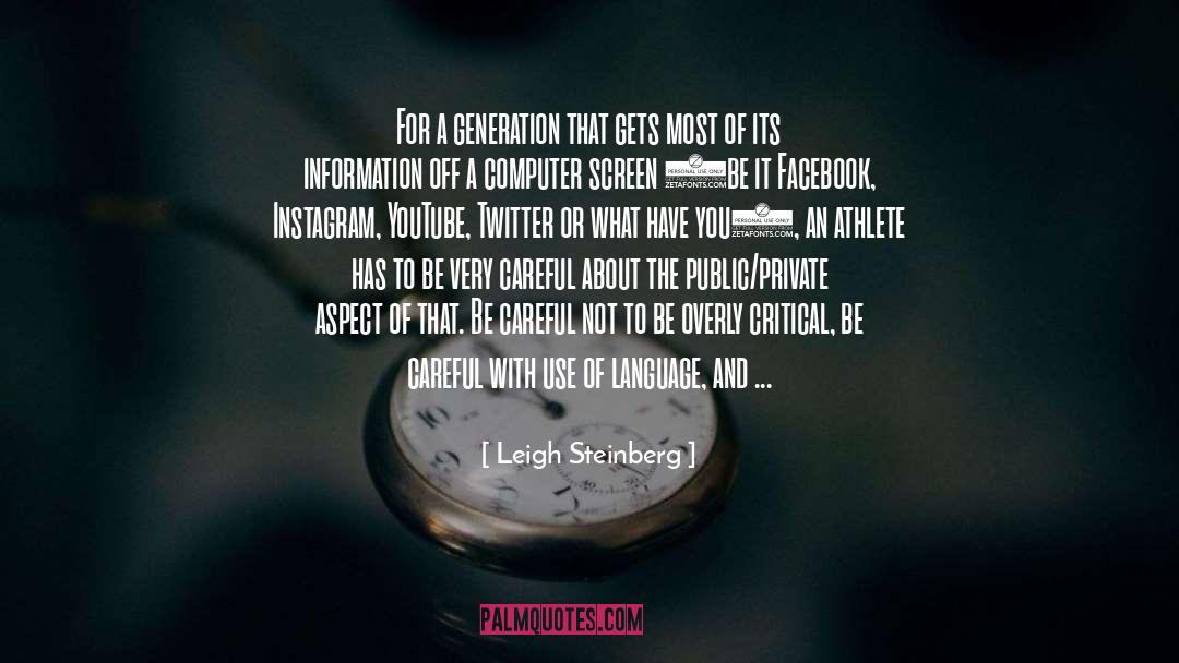 Instagram quotes by Leigh Steinberg