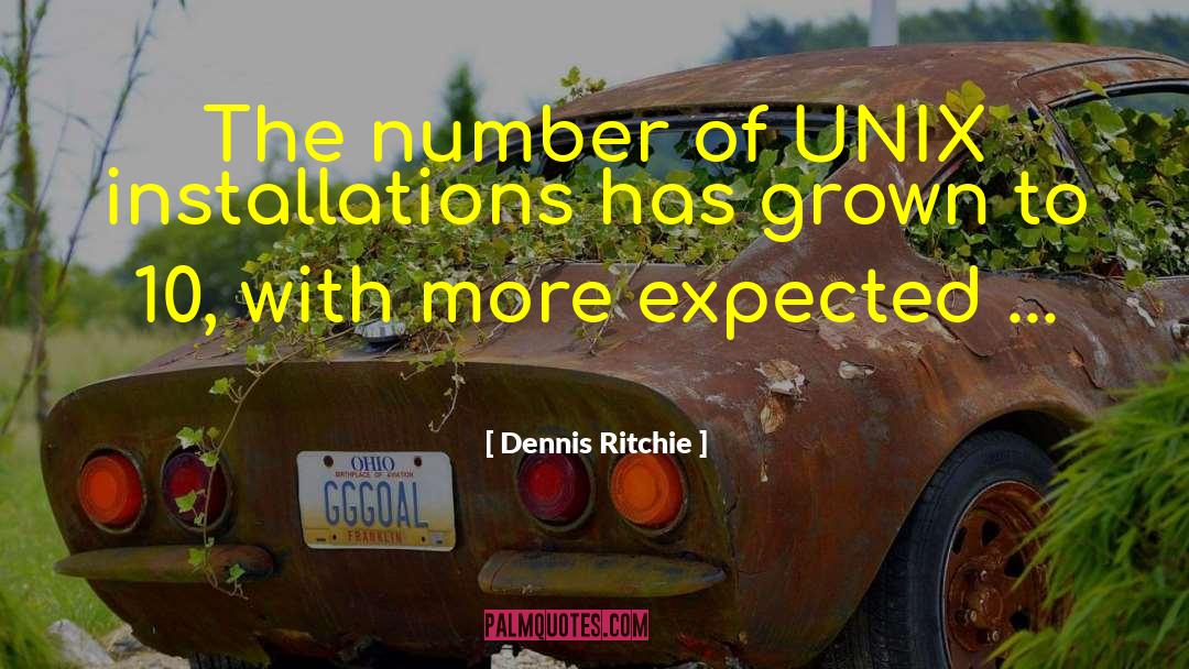 Installation quotes by Dennis Ritchie