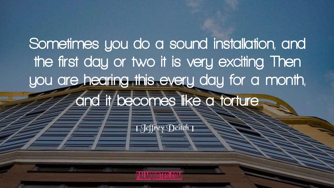 Installation quotes by Jeffrey Deitch