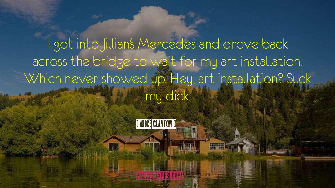 Installation quotes by Alice Clayton