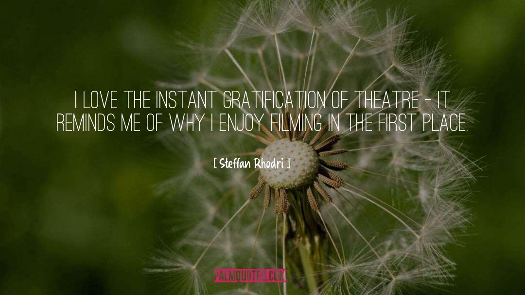 Instant Gratification quotes by Steffan Rhodri