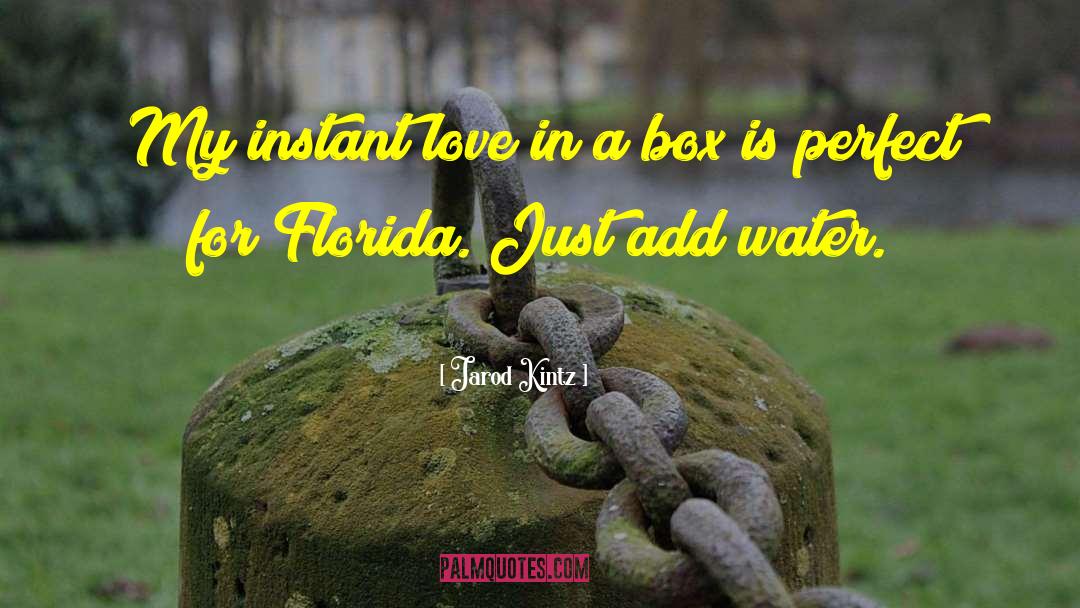 Instant Love quotes by Jarod Kintz