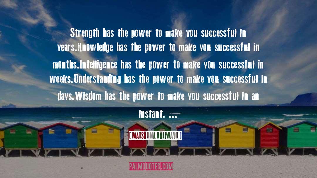 Instant Success quotes by Matshona Dhliwayo