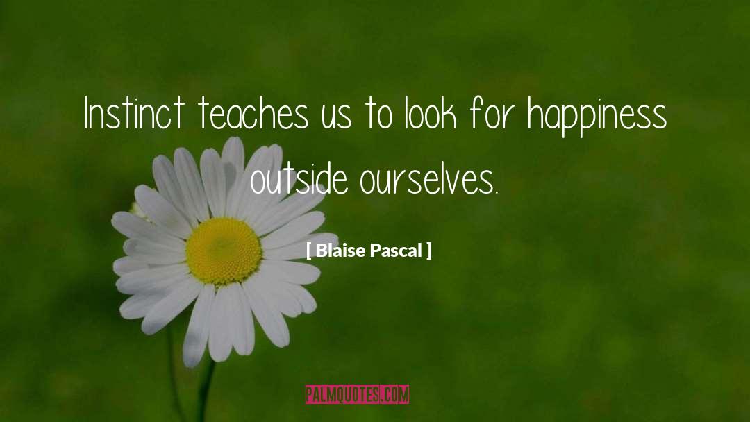 Instinct quotes by Blaise Pascal