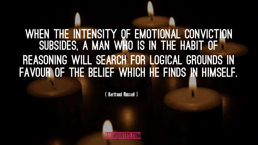 Instinctual Reasoning quotes by Bertrand Russell