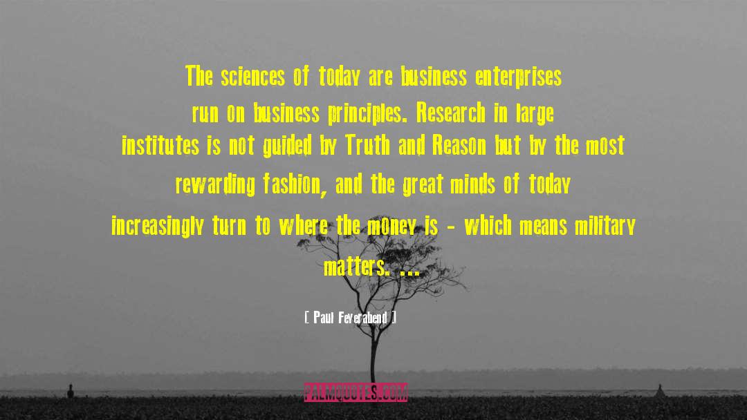 Institutes quotes by Paul Feyerabend