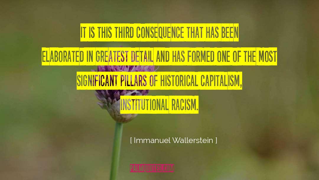 Institutional Oppression quotes by Immanuel Wallerstein