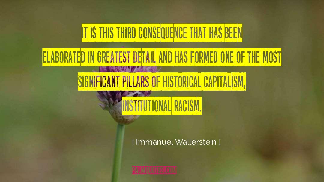 Institutional Racism quotes by Immanuel Wallerstein