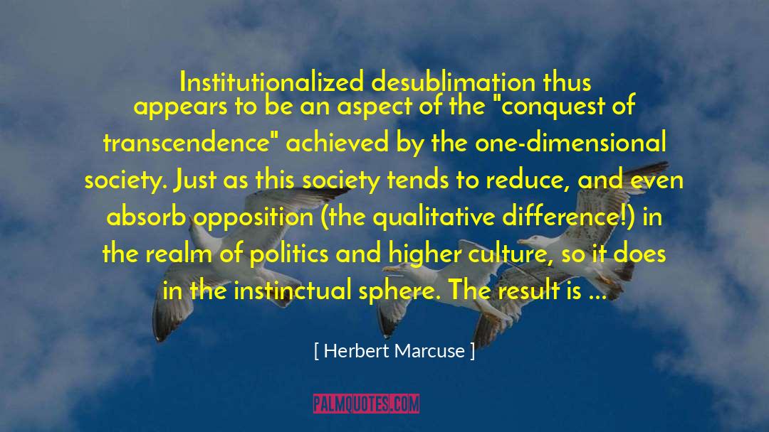 Institutionalized quotes by Herbert Marcuse