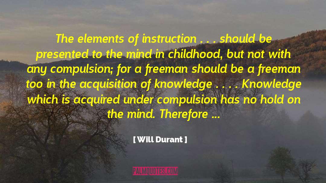 Instruction quotes by Will Durant