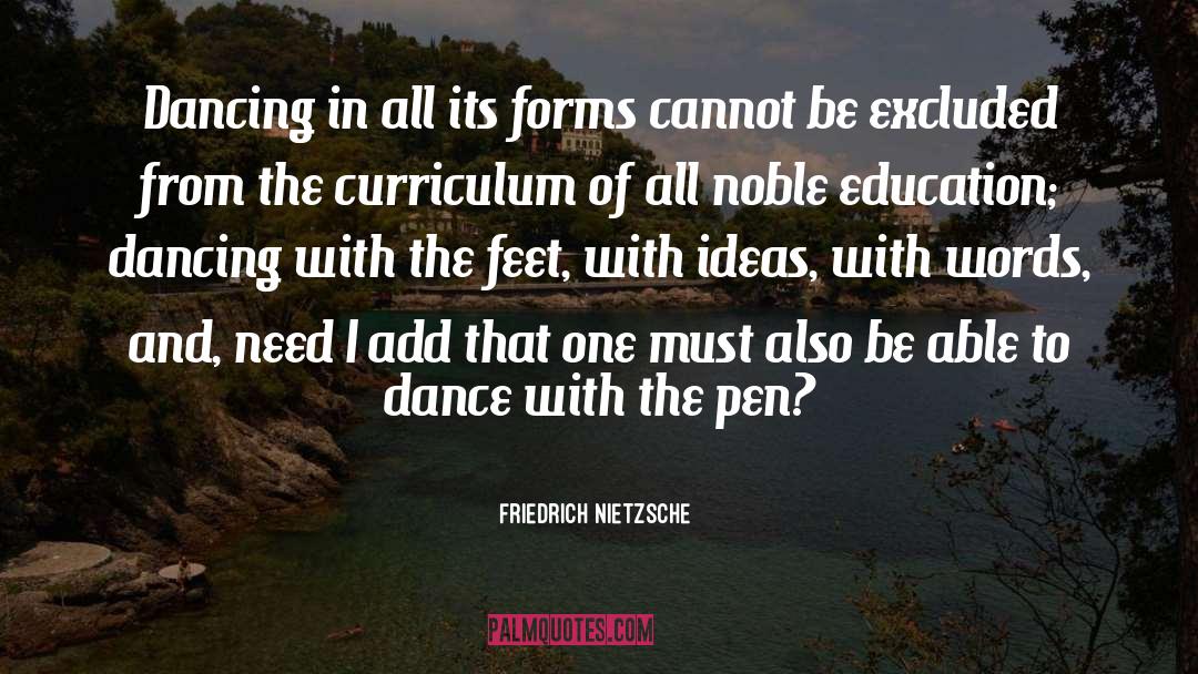 Instructions For Dancing quotes by Friedrich Nietzsche