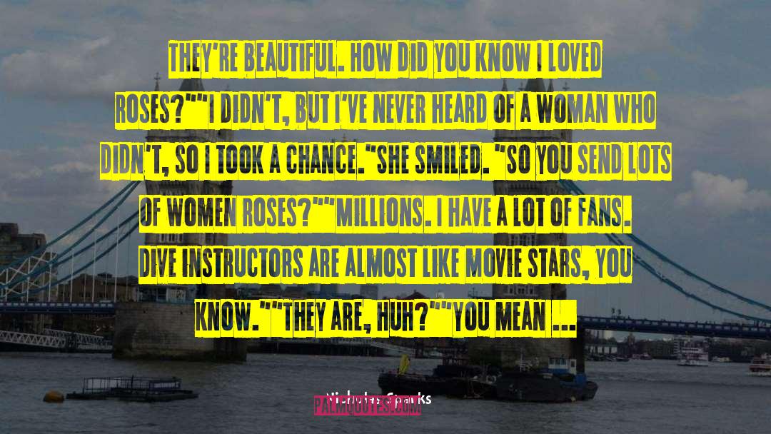 Instructors quotes by Nicholas Sparks