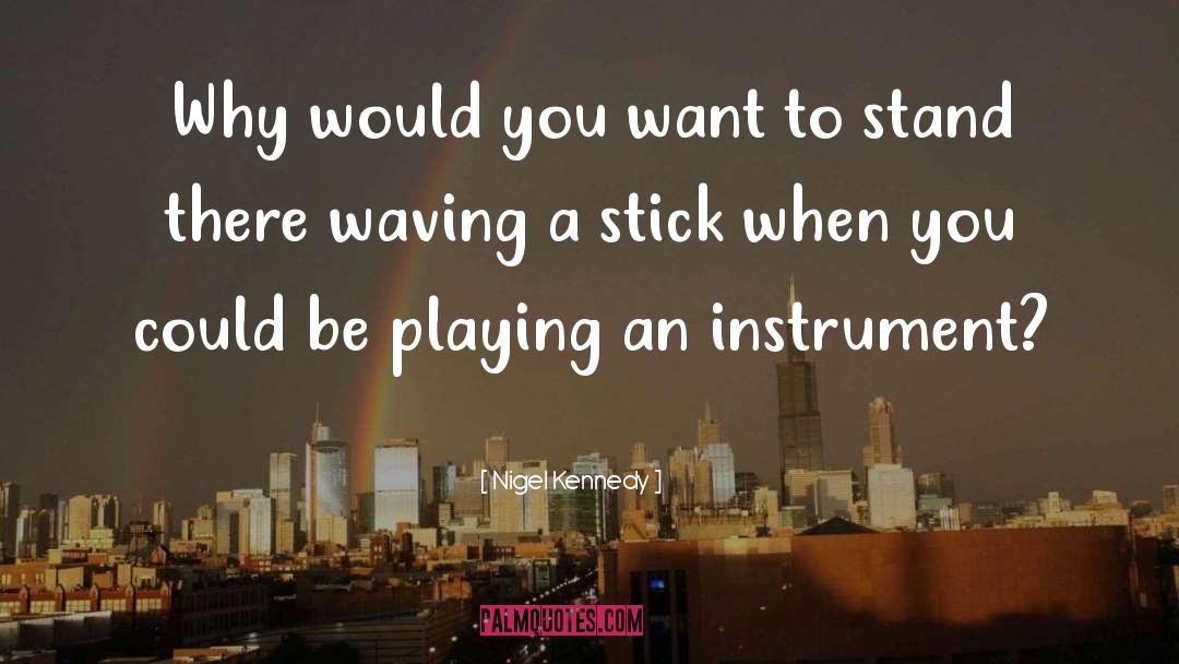 Instrument quotes by Nigel Kennedy