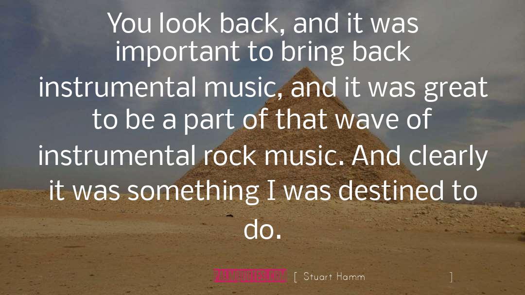 Instrumental Music quotes by Stuart Hamm