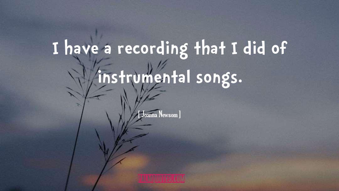 Instrumental quotes by Joanna Newsom