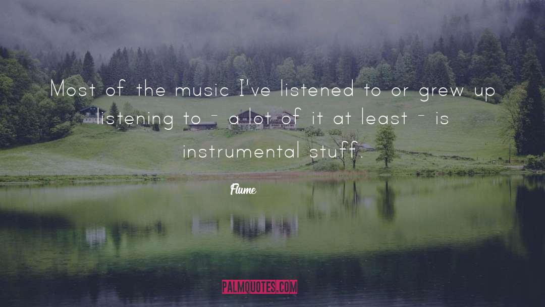 Instrumental quotes by Flume