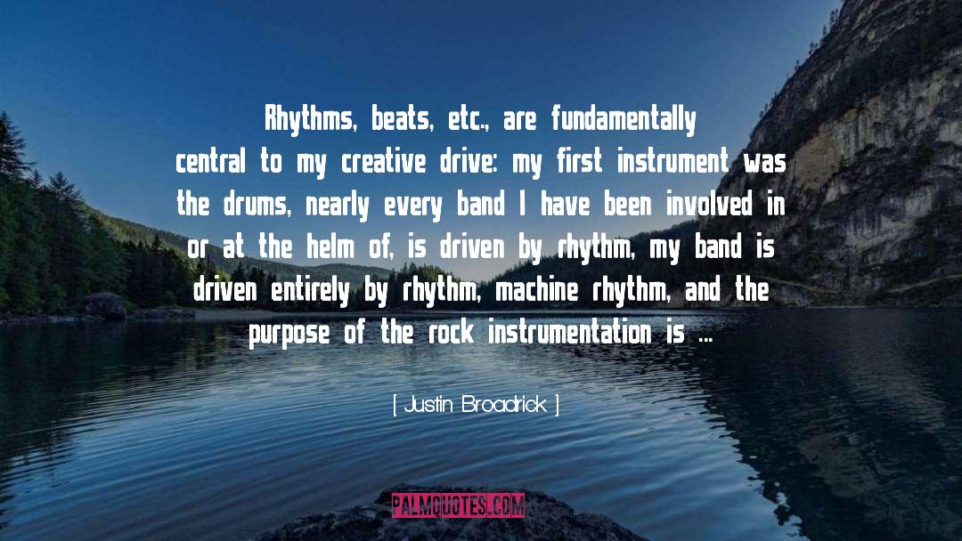 Instrumentation quotes by Justin Broadrick