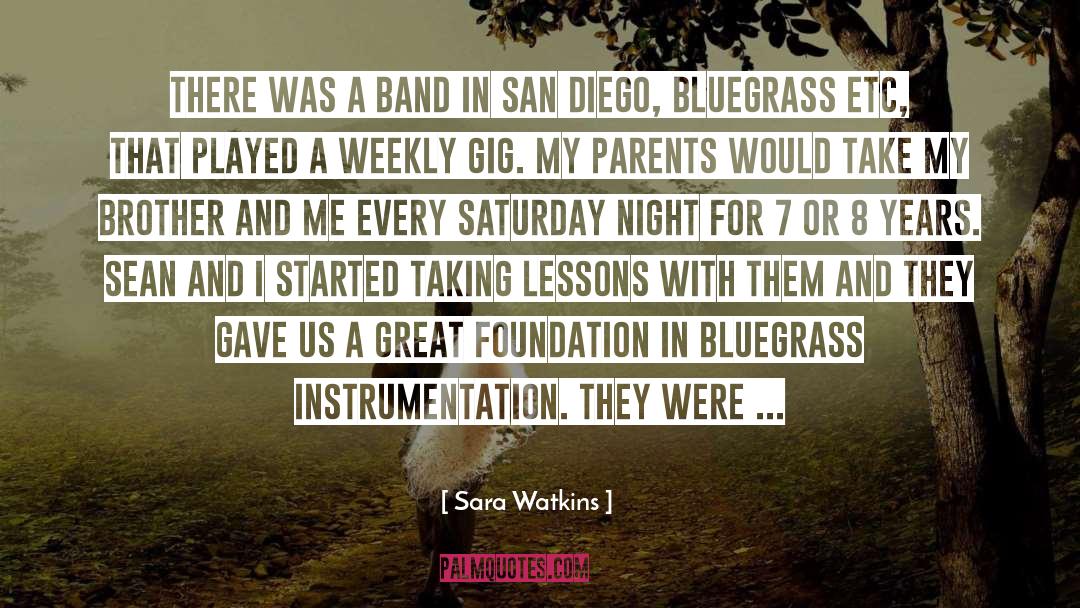 Instrumentation quotes by Sara Watkins