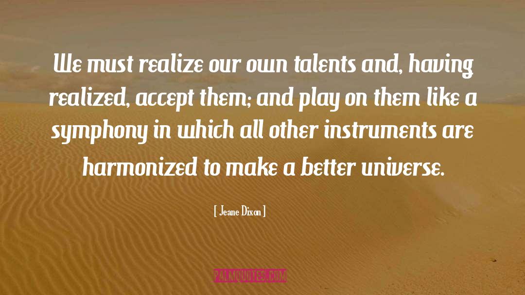Instruments quotes by Jeane Dixon