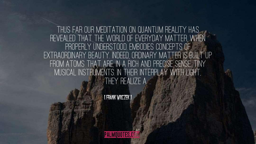 Instruments quotes by Frank Wilczek