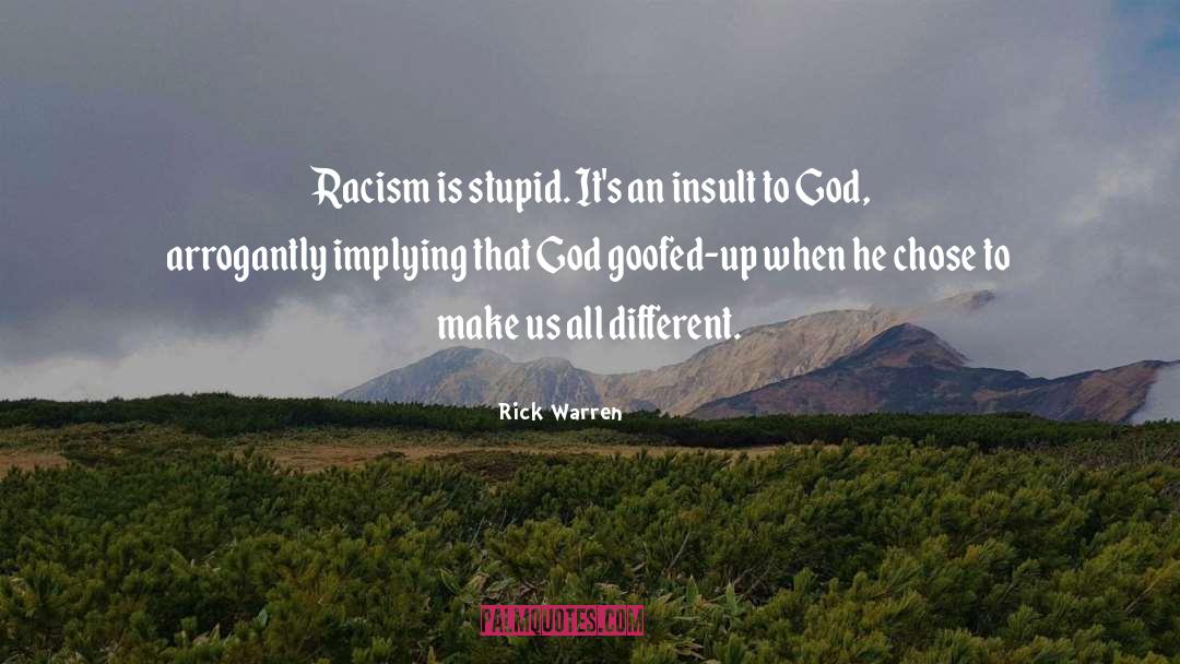 Insulting quotes by Rick Warren