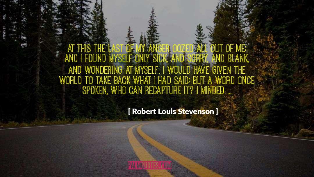 Insults And Slander quotes by Robert Louis Stevenson