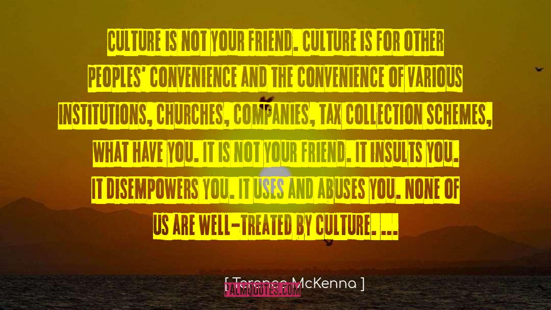 Insults quotes by Terence McKenna