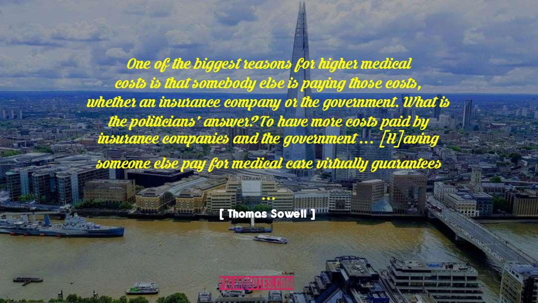 Insurance Companies quotes by Thomas Sowell