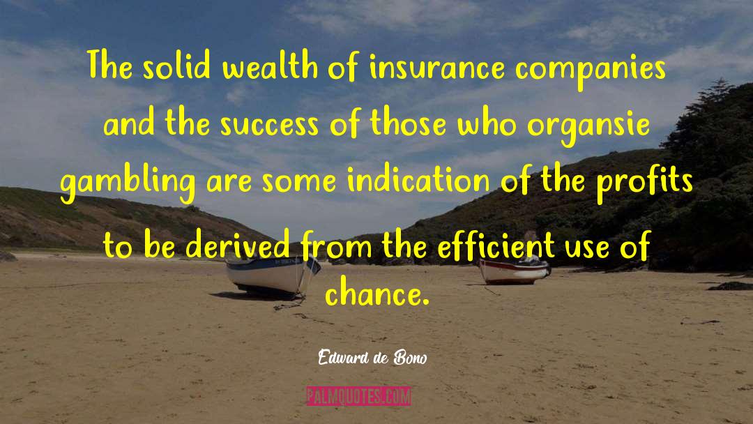 Insurance Companies quotes by Edward De Bono