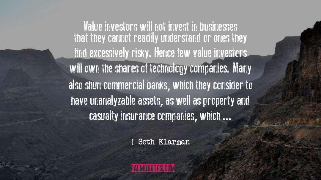 Insurance Companies quotes by Seth Klarman