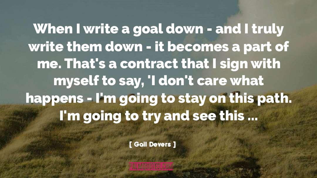 Insurance Contract quotes by Gail Devers
