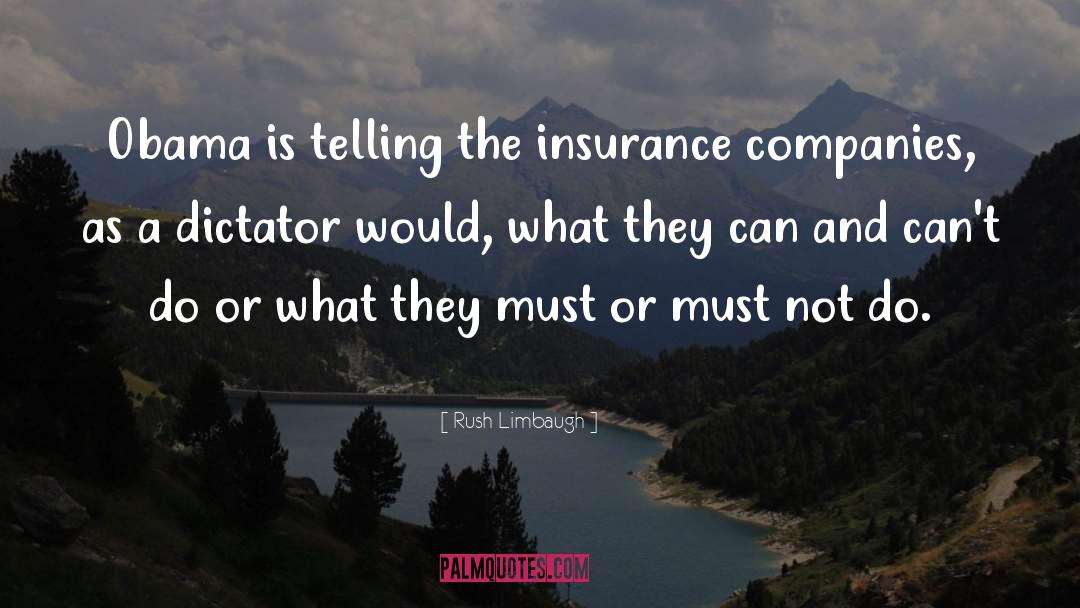 Insurance Ireland quotes by Rush Limbaugh